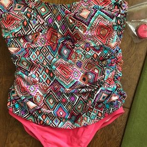 One piece bathing suit